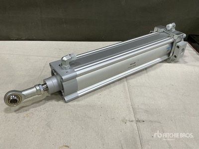 (5) Festo DSBC-100-508-PPVA-N3T3-CS Hydraulic-Pneumatic Linear Actuators