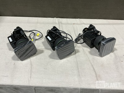 (6) Canon YJ20x8.5B4 ITS-RE PX12 20x Broadcast Lenses
