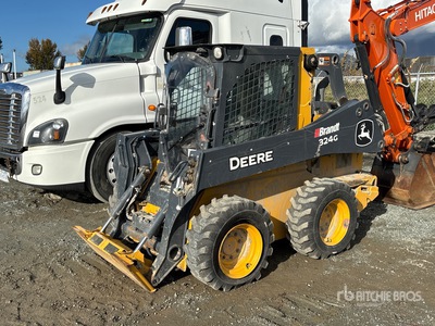 2022 John Deere 324G Two-Speed High Flow Kompaktlader