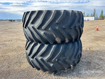 Quantity of (2) Goodyear 800/65R32 Tires