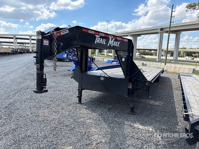 2025 Trailmax Max27-40 40 ft T/A Gooseneck Equipment Trailer