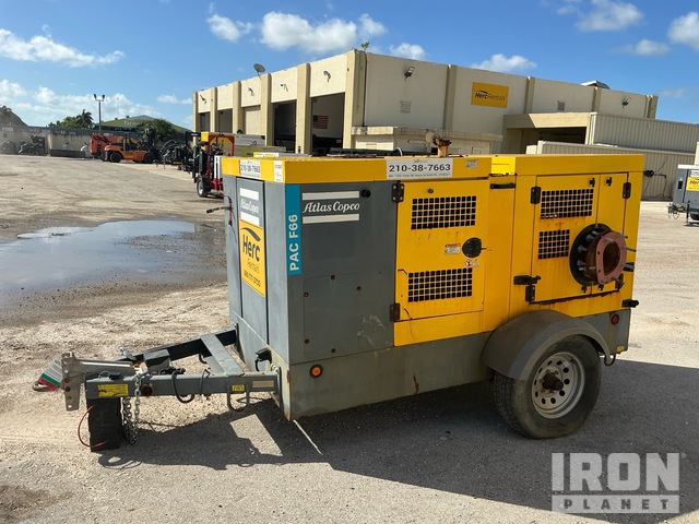 2022 Atlas Copco PAC F66 Trailer-Mounted Water Pump
