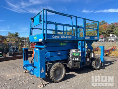 2016 Genie GS4390RT Diesel 4x4 Scissor Lift