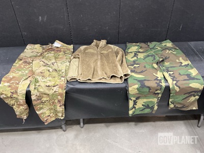 , (1) Pair of Extreme Cold Weather Trousers, (21) Jackets & Assorted Items