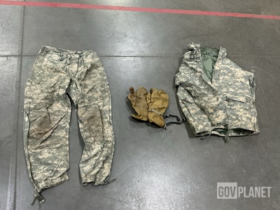 (19) Pairs of Cold Weather Mittens, (4) Cold Weather Parkas & Assorted Items