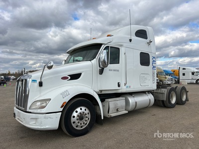 2012 Peterbilt 587 6x4 Cabeza Tractora Cabina Dormitorio