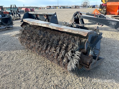 66 in Angle Skid Steer Broom