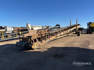 2004 Elrus 36 in x 60 ft Portable Transfer Conveyor