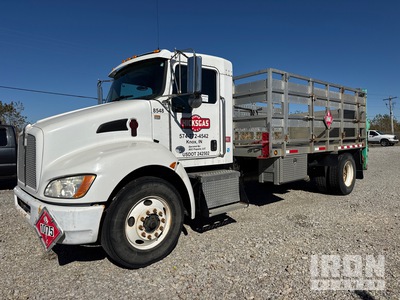 2012 Kenworth T270 4x2 Flatbed Truck
