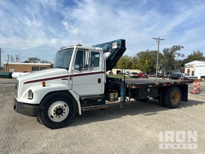 Atlas AK 4006 Knuckle Boom on 2001 Freightliner FL70 4x2 Flatbed Truck with Crane