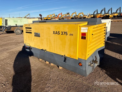 Atlas Copco XAS375 Skid-Mounted 42 L Air Compressor