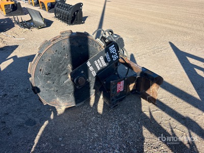 Trench Grader MP36 4 in Skid Steer Compaction Wheel