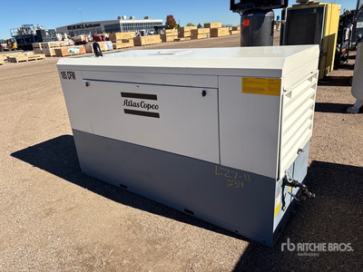 2013 Atlas Copco XAS 185 185 cfm Skid-Mounted Skid-Mounted Air Compressor