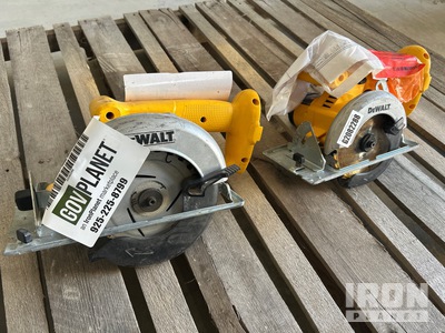 (2) Dewalt DW939 Circular Saws