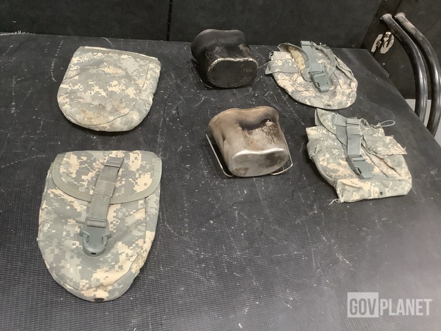 (186) General Purpose Canteen Pouches, (8) Water Canteen Cups & Assorted Items