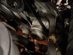 Engine with A/C Compressor