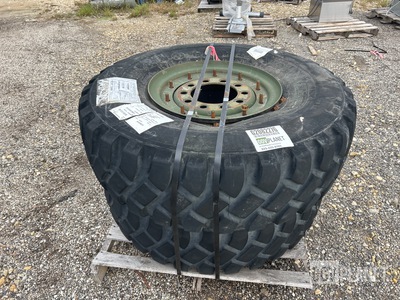 (2) Goodyear 14.00R20 Tires w/Wheels