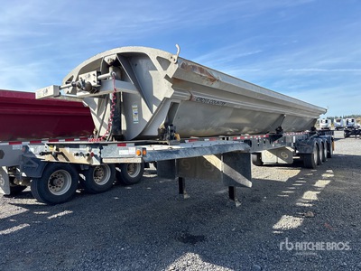 2020 Cross Country 38 ft Quad/A Side Dump Trailer