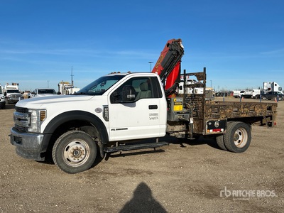 2018 Palfinger PK7.001SLDB 7000 lb Knuckle Boom on 2019 Ford F-550 XLT 4x4 Autocarro con braccio sollevamento