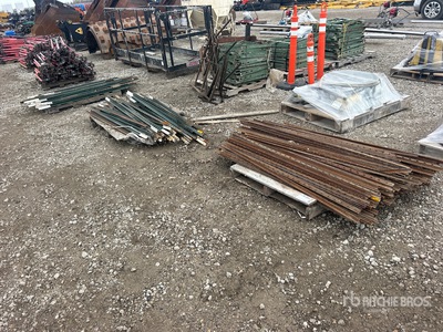 Quantity of (3) Pallets of Steel T-Posts Zaun