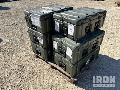 (6) Hardigg Medical Instrument & Supply Storage Cases