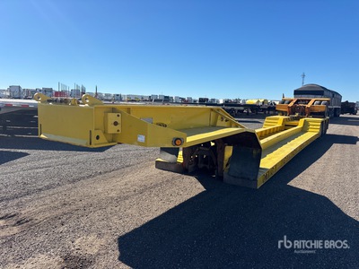 1986 J C Trailers TGN Tri/A Removable Gooseneck Lowboy Trailer