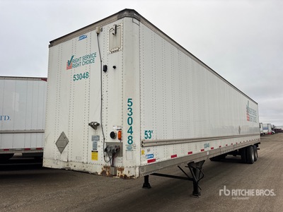 2016 Stoughton 53 ft x 102 in T/A Remolque de furgoneta