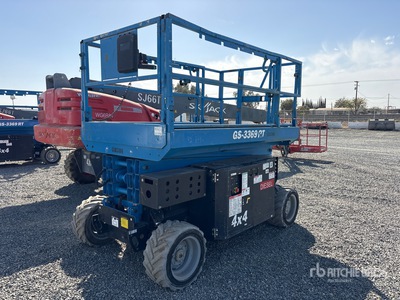 2018 Genie GS-3369RT 4x4 Diesel Scissor Lift
