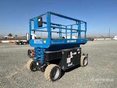 2018 Genie GS-3369RT 4x4 Dual Fuel Scissor Lift