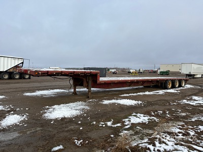1995 Manac 1618 53 ft T/A Step Deck Trailer