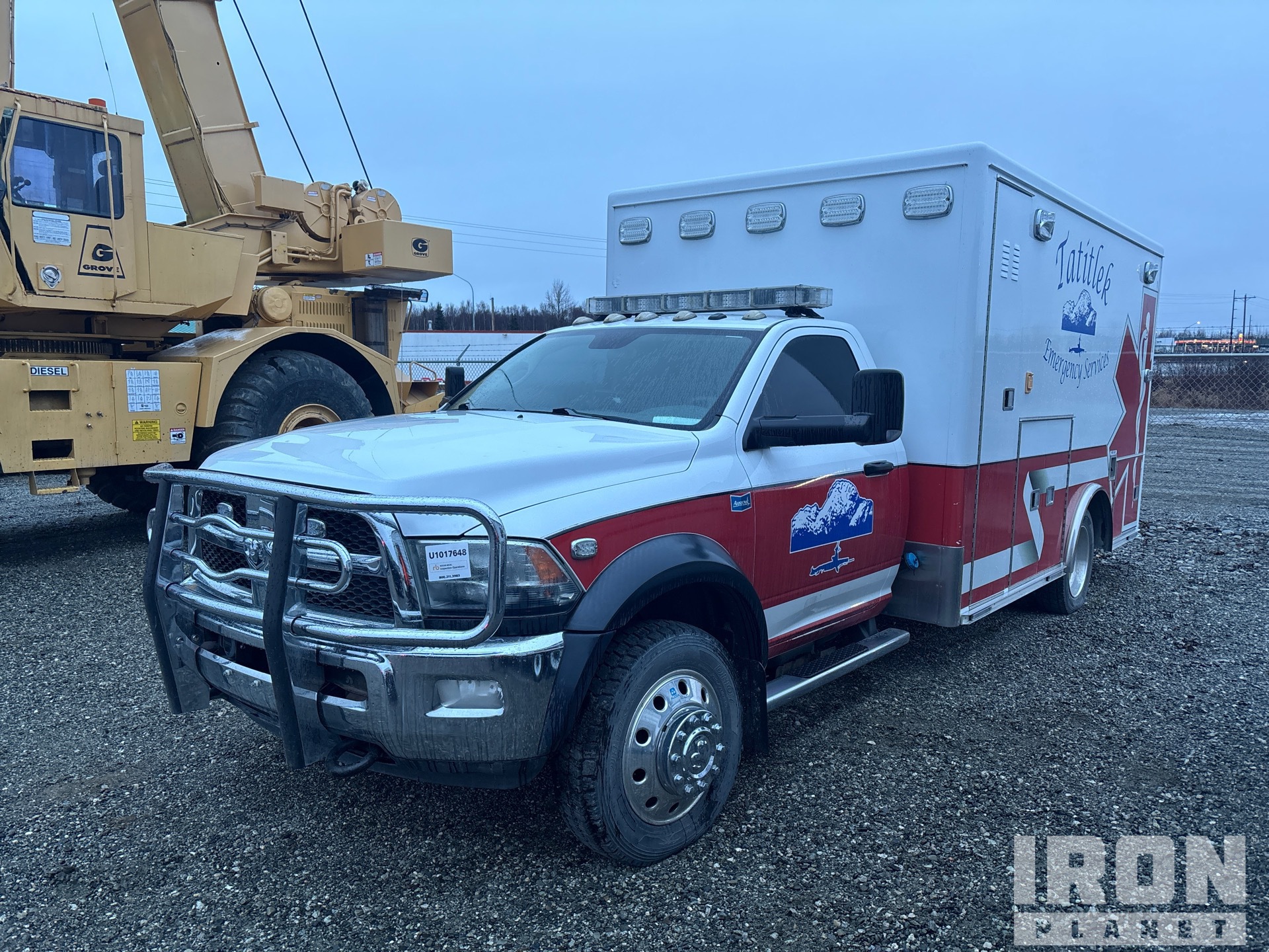 2015 Dodge Ram 4500 4x4 D-Arrow (Shell) Ambulance