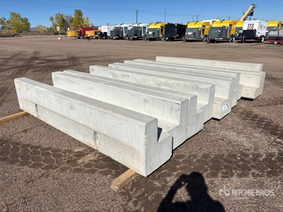Quantity of (9) Concrete Cattle Guard Bases