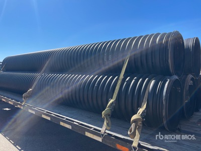 Quantity of Advanced Drainage Systems High-Density Polyethylene Corrugated Pipe