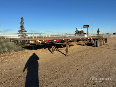 2009 Fontaine 53 ft T/A Flatbed Trailer