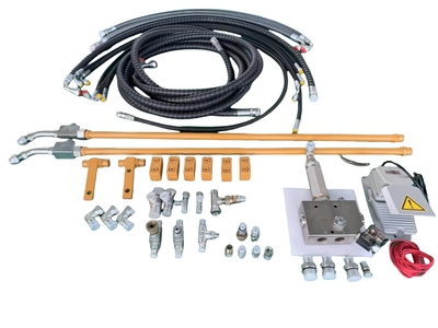 2026 SDCH SDCH-04P Juego de Conexiones Auxiliares para Martillo Hidraulico (Sin Usar) / Breaker Hammer Pipeline Kit - Fits Case 580 (Unused)