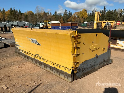 Metal Pless 24 ft 2 Way Snow Pusher - Fits Wheel Loader