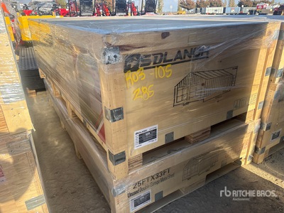 2026 SDL2533DGMS 25 ft x 33 ft Double Garage Metal Shed (Unused)