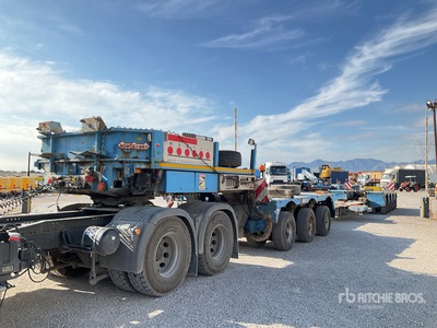 2007 Nooteboom EURO 107 ton Quad/A Extendable with 3 Axle Dolly 36 Ton Lowboy Trailer