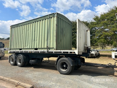 2005 Moore Trailers 7.2 m Super Dog Hydraulic Tipping Flatbed Trailer