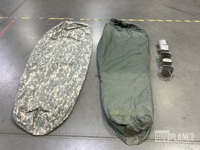 (33) Water Canteen Cups, (33) Bivy Covers & Assorted Items