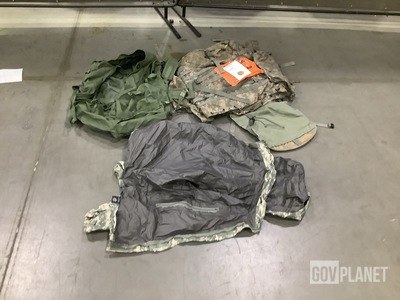 (31) Wet Weather Jackets, (21) Duffel Bags & Assorted Items