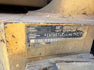 2005 Cat 740 Camión Dumper Articulado