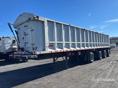 2007 Stargate 44 ft Quad/A Aluminum End Dump Trailer