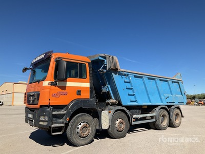 2008 MAN TGS41.440 8x4 Twin-Steer を見 Dump Truck