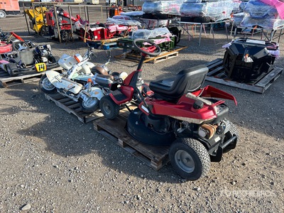 Qty of (2) Electric Bikes and Inoperable Riding Lawn Mower