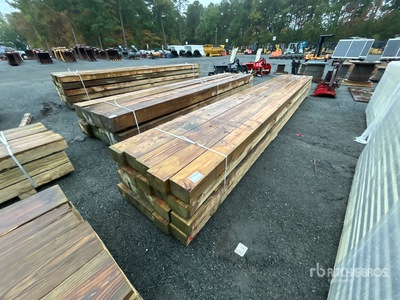 Quantity of (20) 6 in x 8 in x 22 Ft Pressure Treated Lumber