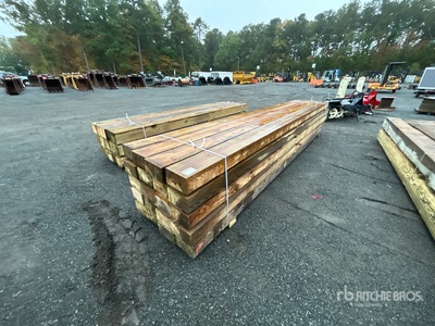 Quantity of (20) 6 in x 10 in x 18 Ft Pressure Treated Lumber