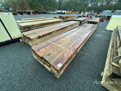 Quantity of (16) 4 in x 12 in x 20 Ft Pressure Treated Lumber