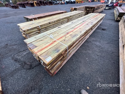 Quantity of (28) 3 in x 10 in x 16 Ft Pressure Treated Lumber