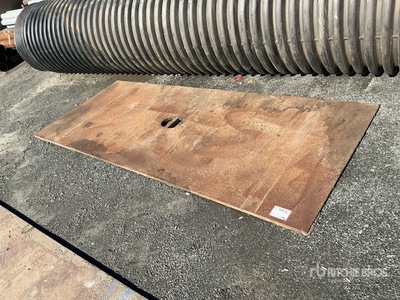 4 ft x 10 ft x 1 in thick Steel Road Plate Divers - Industriel